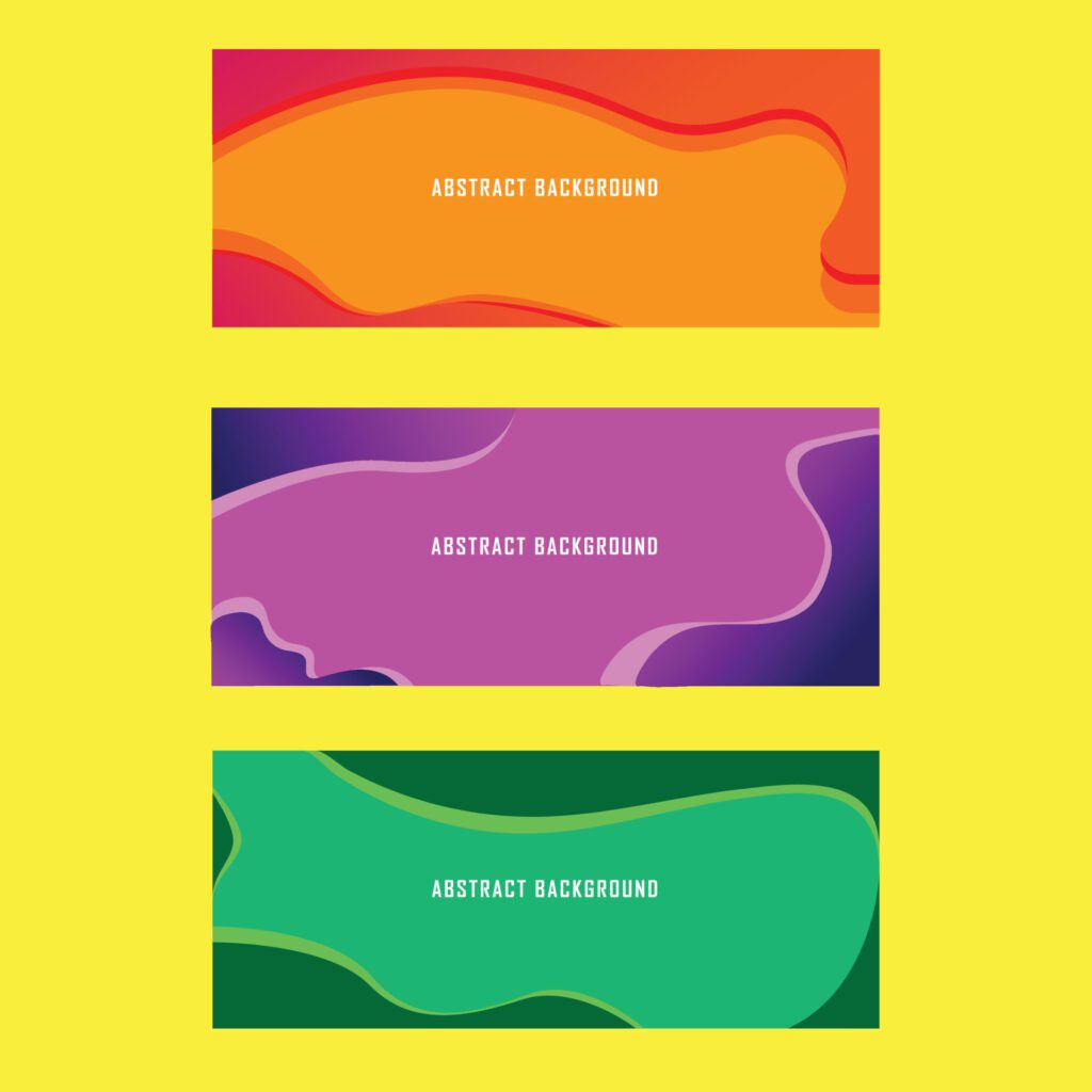 abstract background for banner Free Vector and Free SVG