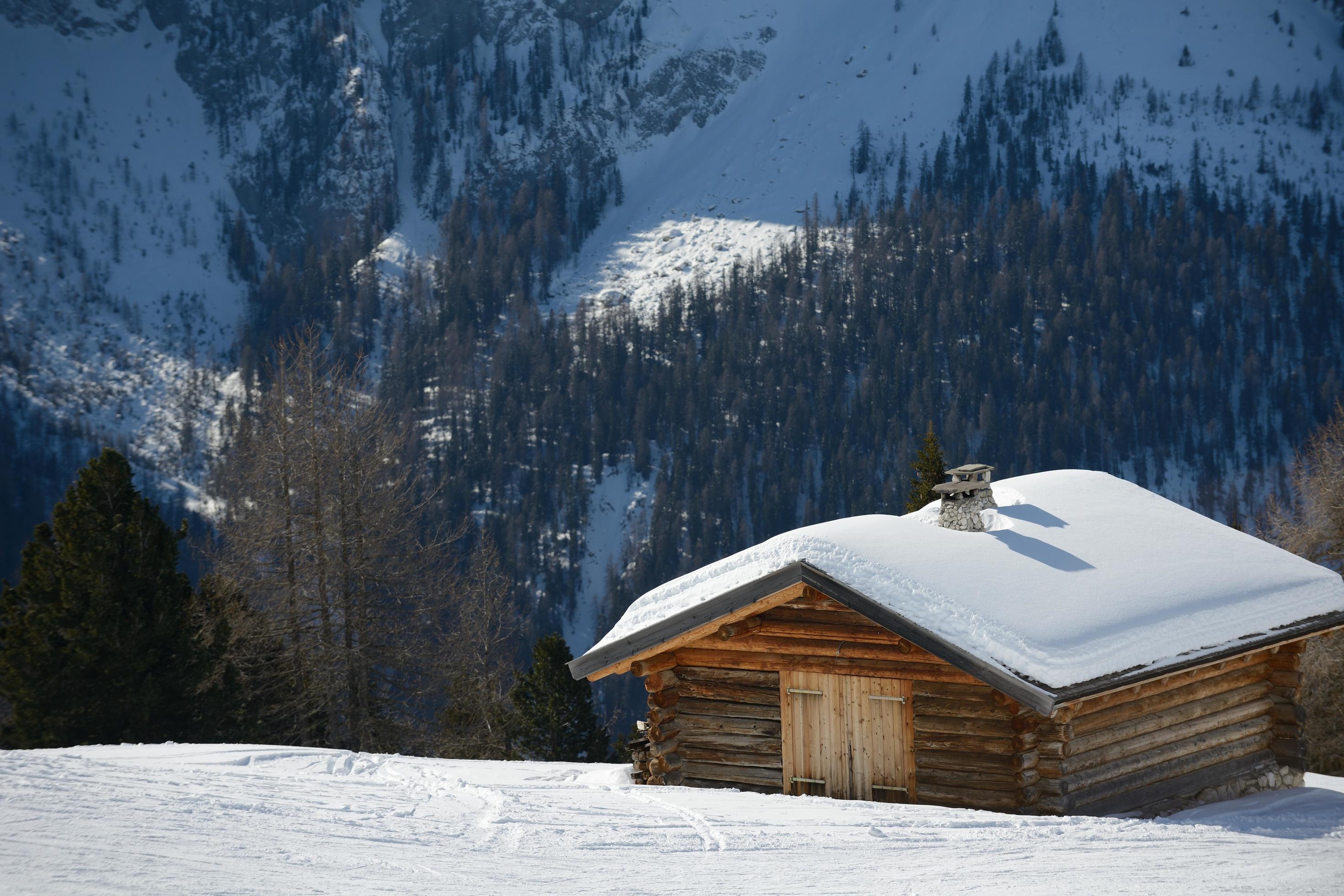 mountain winter nature Stock Free