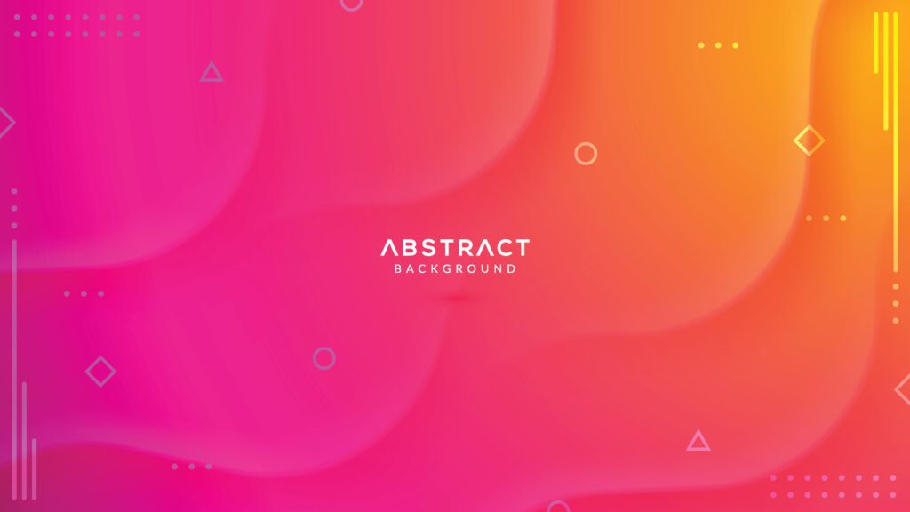 Abstract background dynamic shape decoration Free Vector