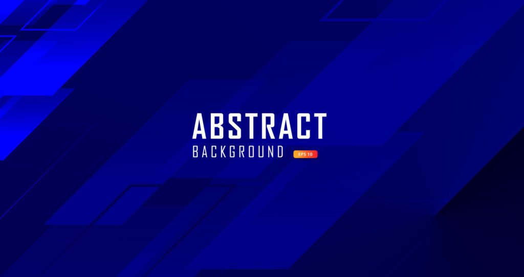 Abstract blue background with scratch effect and minimal overlapping shapes, sports background concept, breaking news. Free Vector