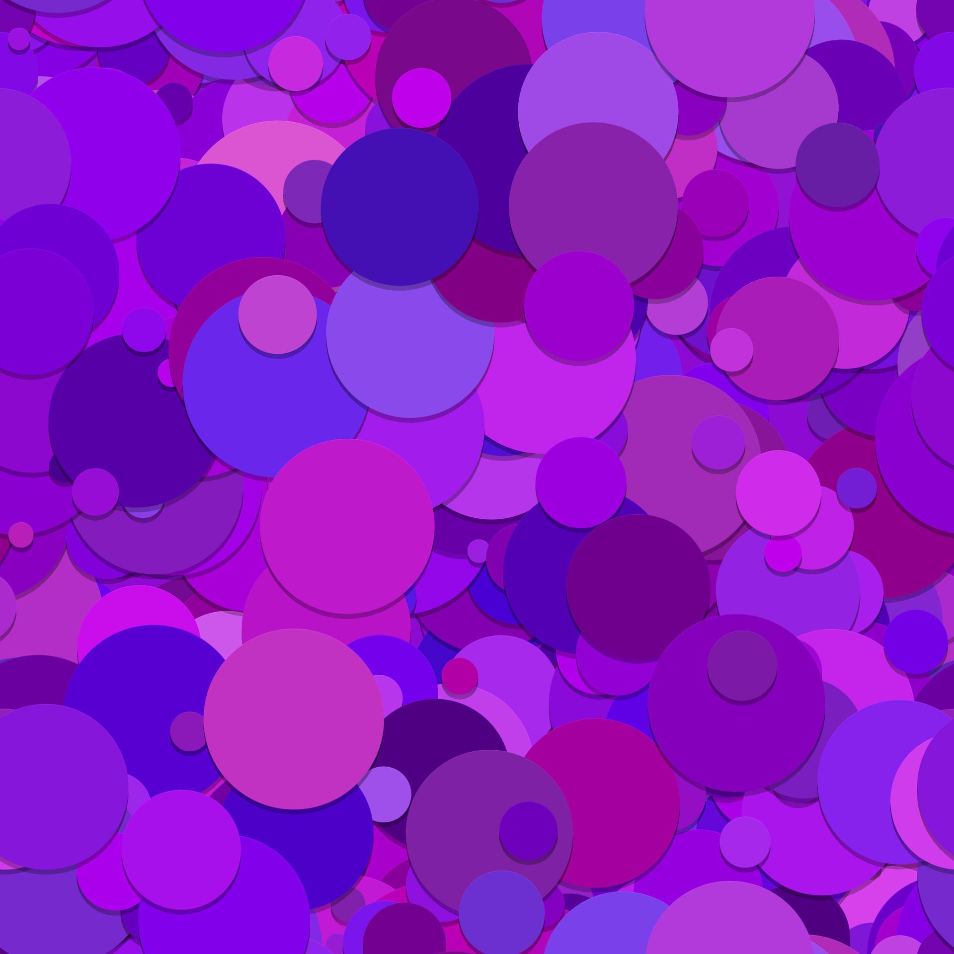 Seamless purple circle pattern Free Vector