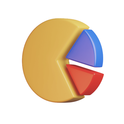 Diagram, graph, chart 3D illustration