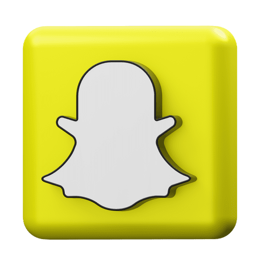 Snapchat 3D illustration