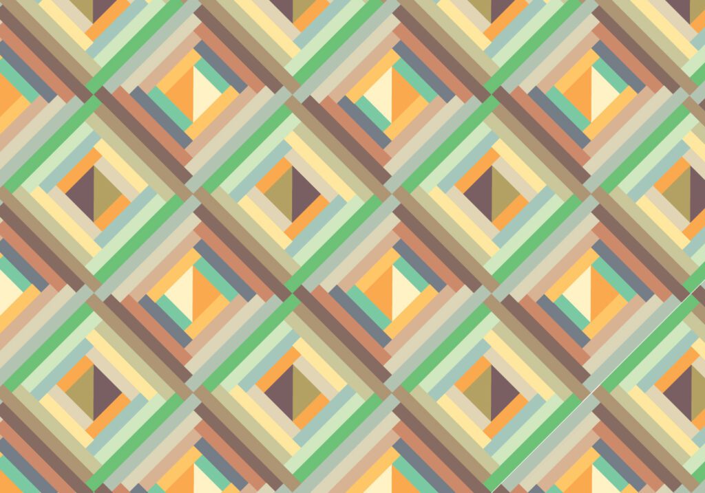 Retro geometric pattern background Free Vector and Free SVG