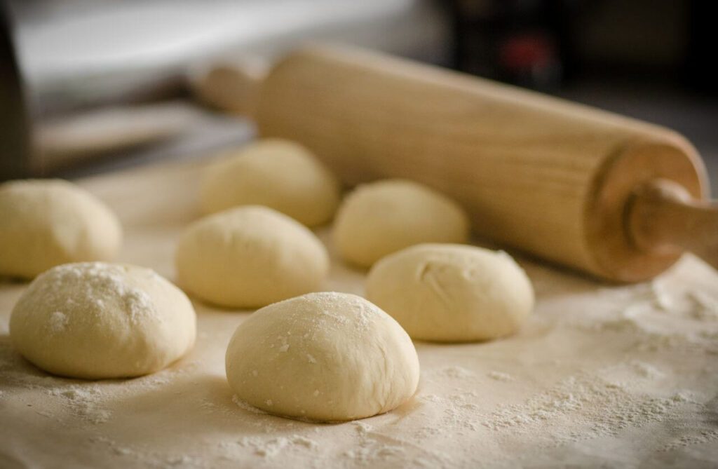 Pizza Dough Rolling Pin Stock Free