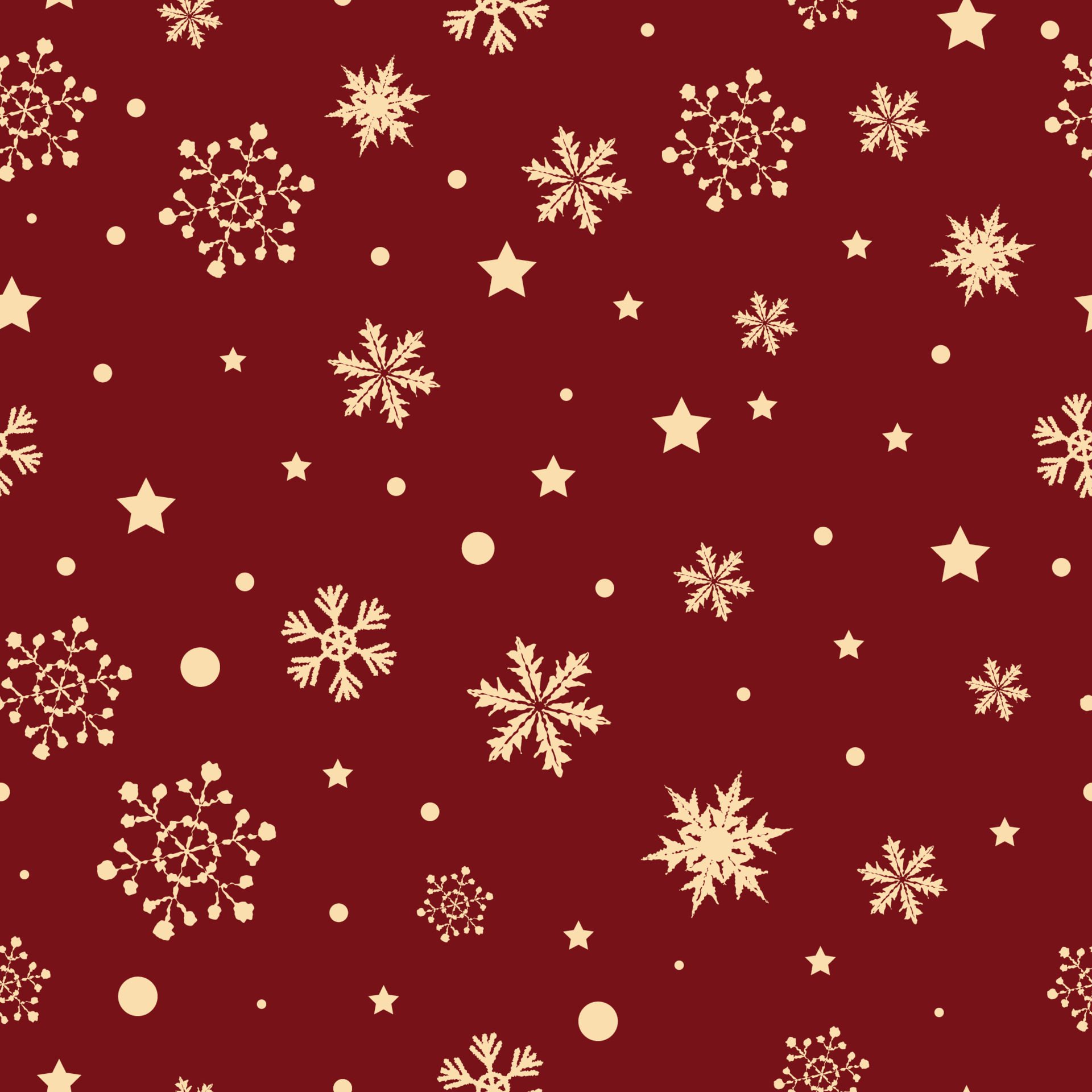 Beautiful seamless christmas pattern design Free Vector