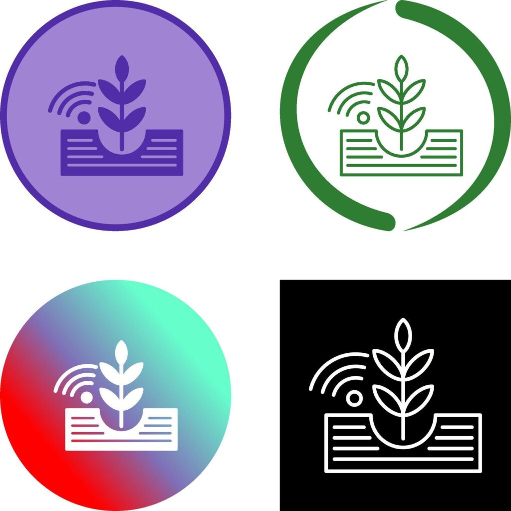 Planting Icon Design Stock Free