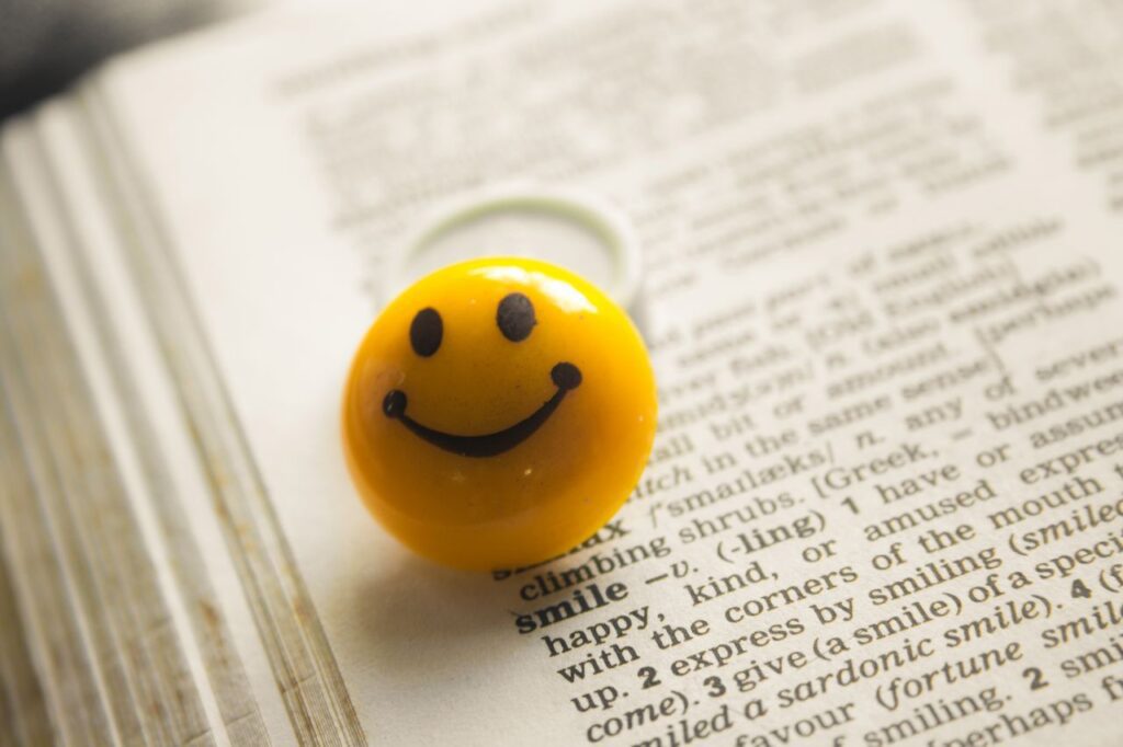 Smiley And Book Stock Free