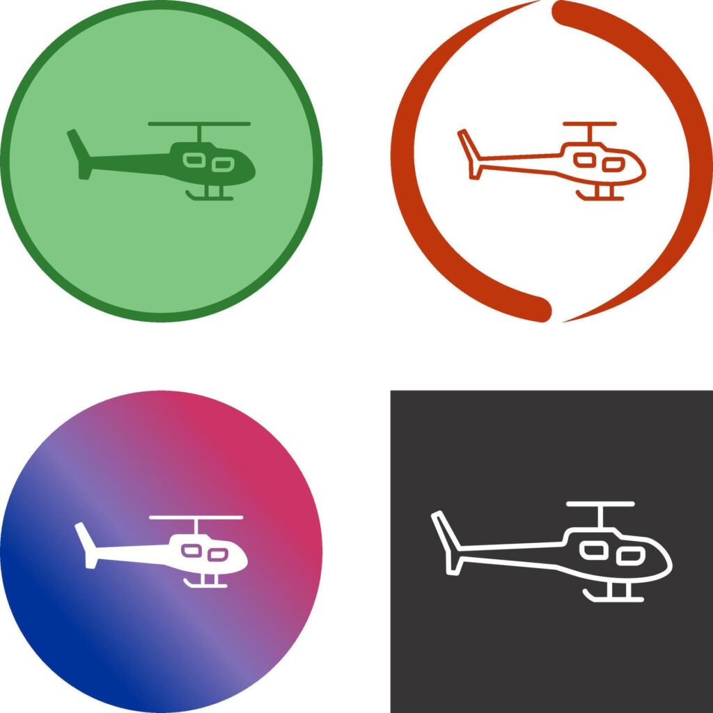 Helicopter Icon Design Stock Free