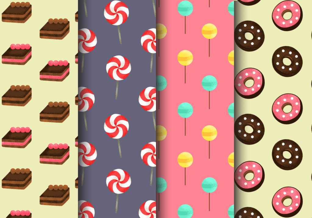 Free Vintage Sweets Patterns Free Vector and Free SVG