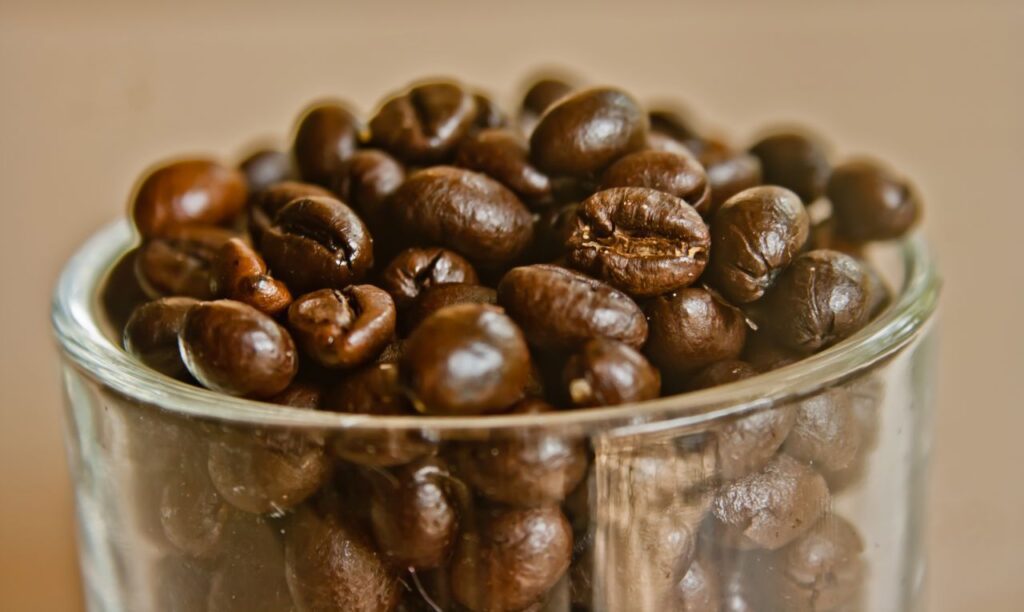 Coffee Beans Closeup Stock Free