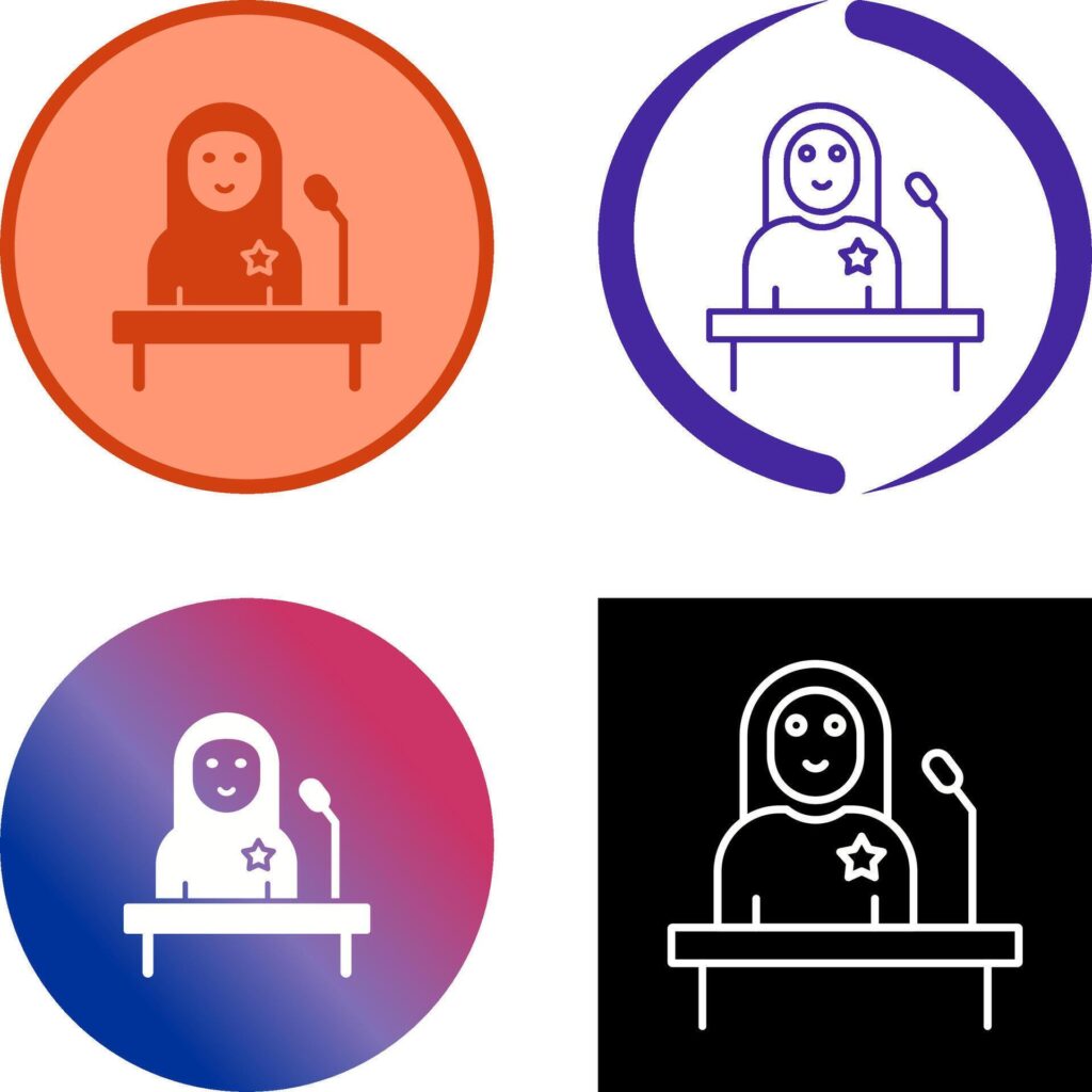 Candidate Icon Design Stock Free