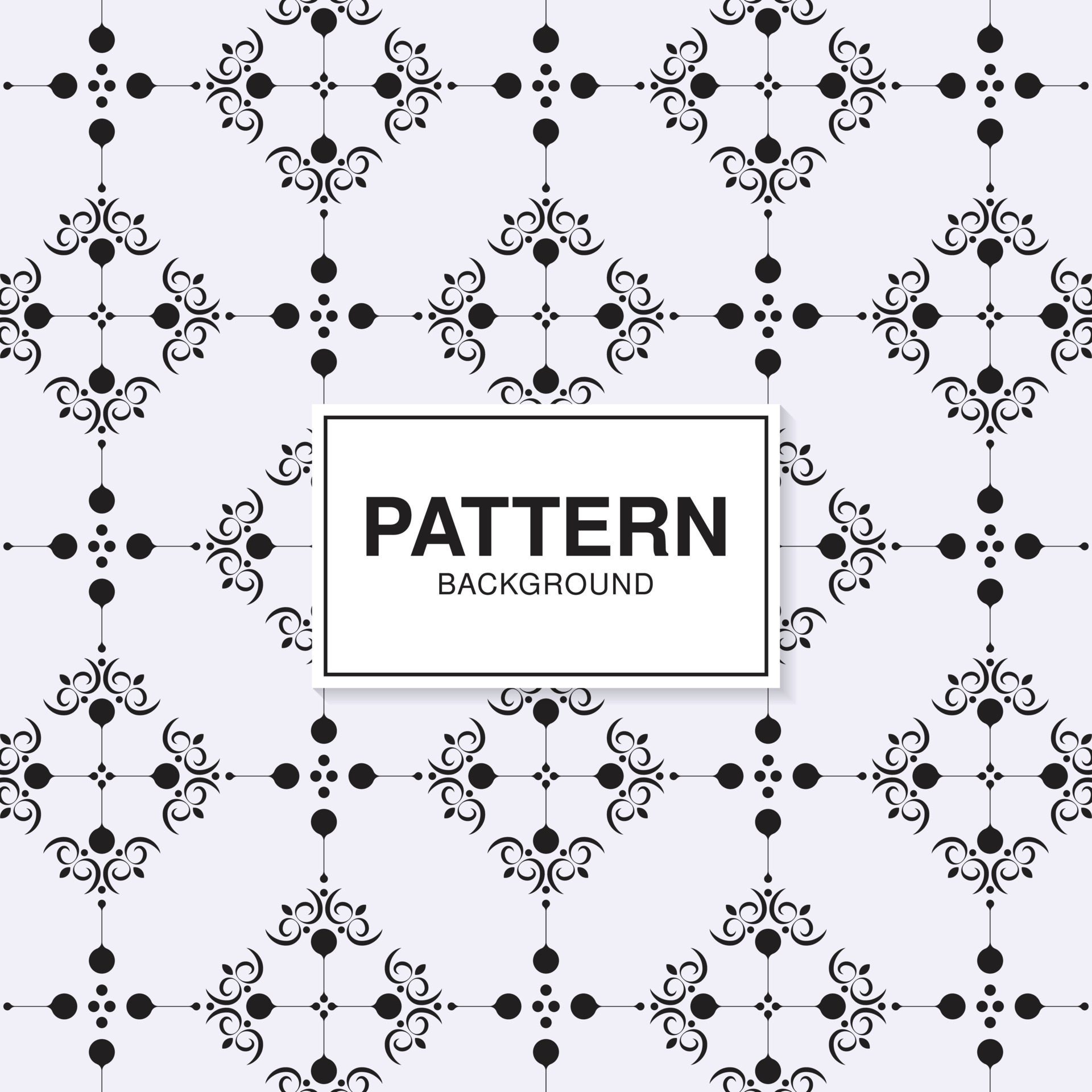 flat ornament line pattern design Free Vector