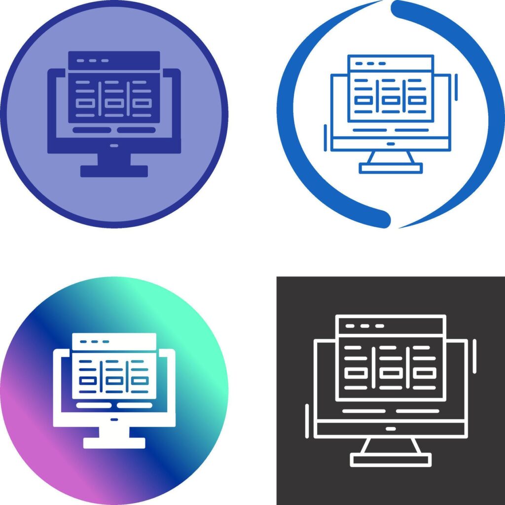 Layout Icon Design Stock Free