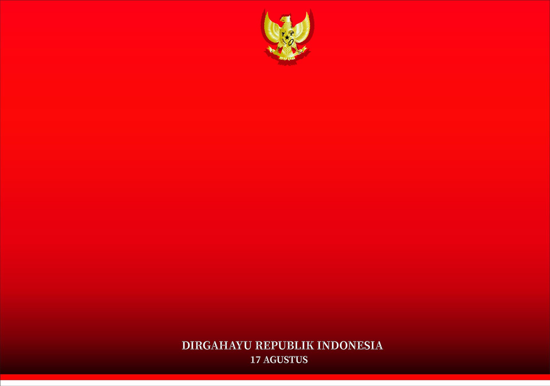 Indonesia’s independence background can be edited and has a space that can be filled in Free Vector