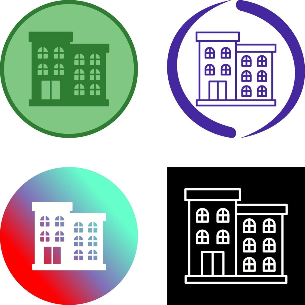 Building Icon Design Stock Free