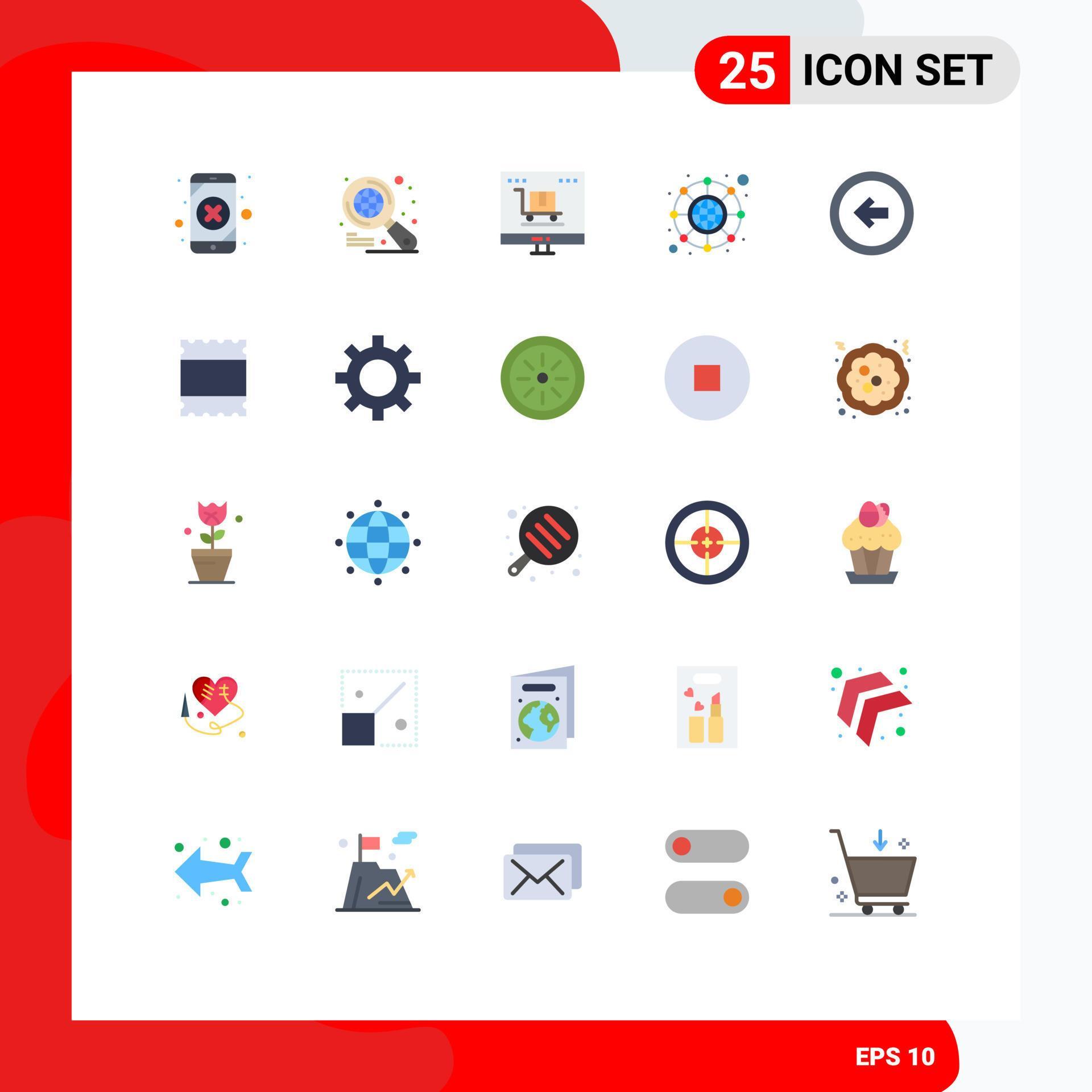 25 Creative Icons Modern Signs and Symbols of user arrow business network connection Editable Vector Design Elements Stock Free