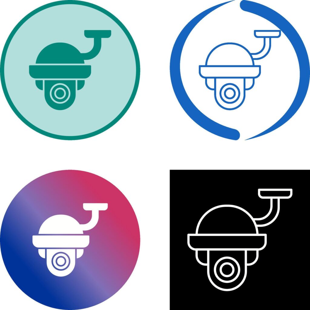 Security Camera Icon Design Stock Free