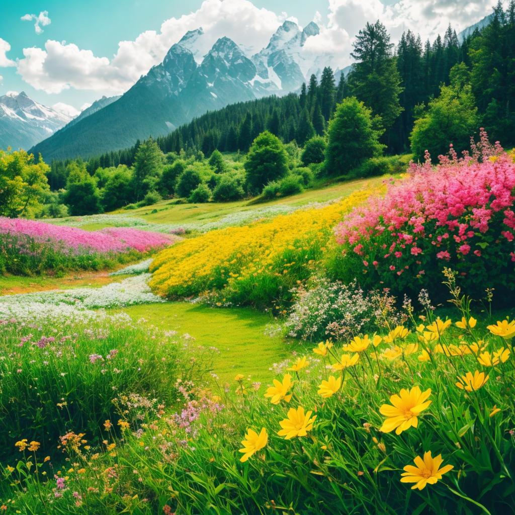 Flower backdrop Nature photography,HD by @ai_generated