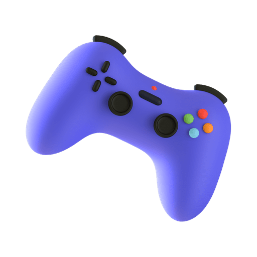 .png, gamepad, joypad 3D illustration