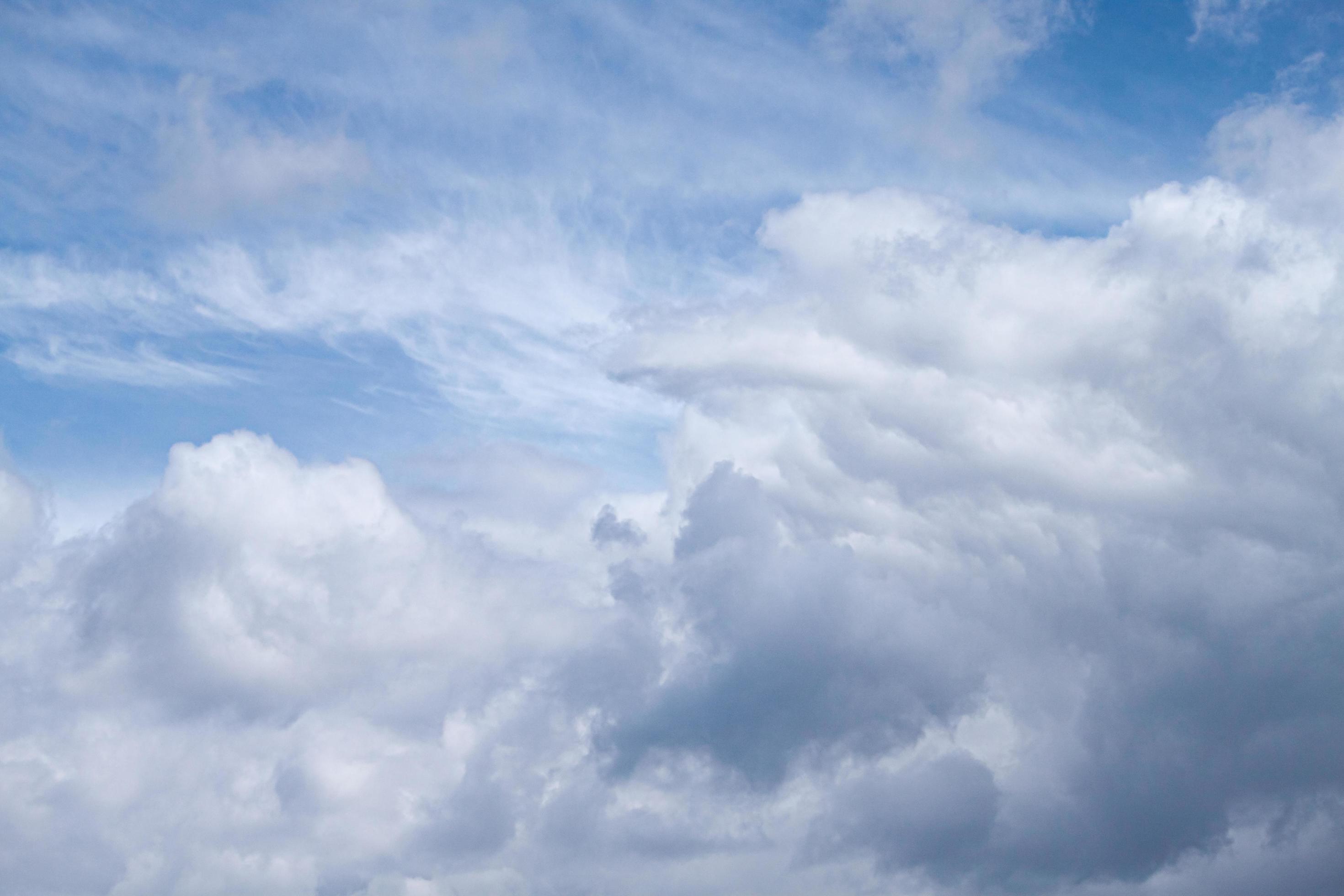 Natural beautiful cloudy sky background. Stock Free