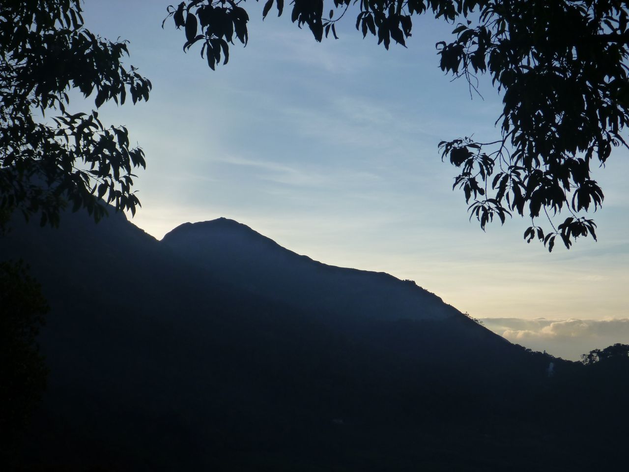 Beautiful Mountain Scene Sky Clouds Stock Free