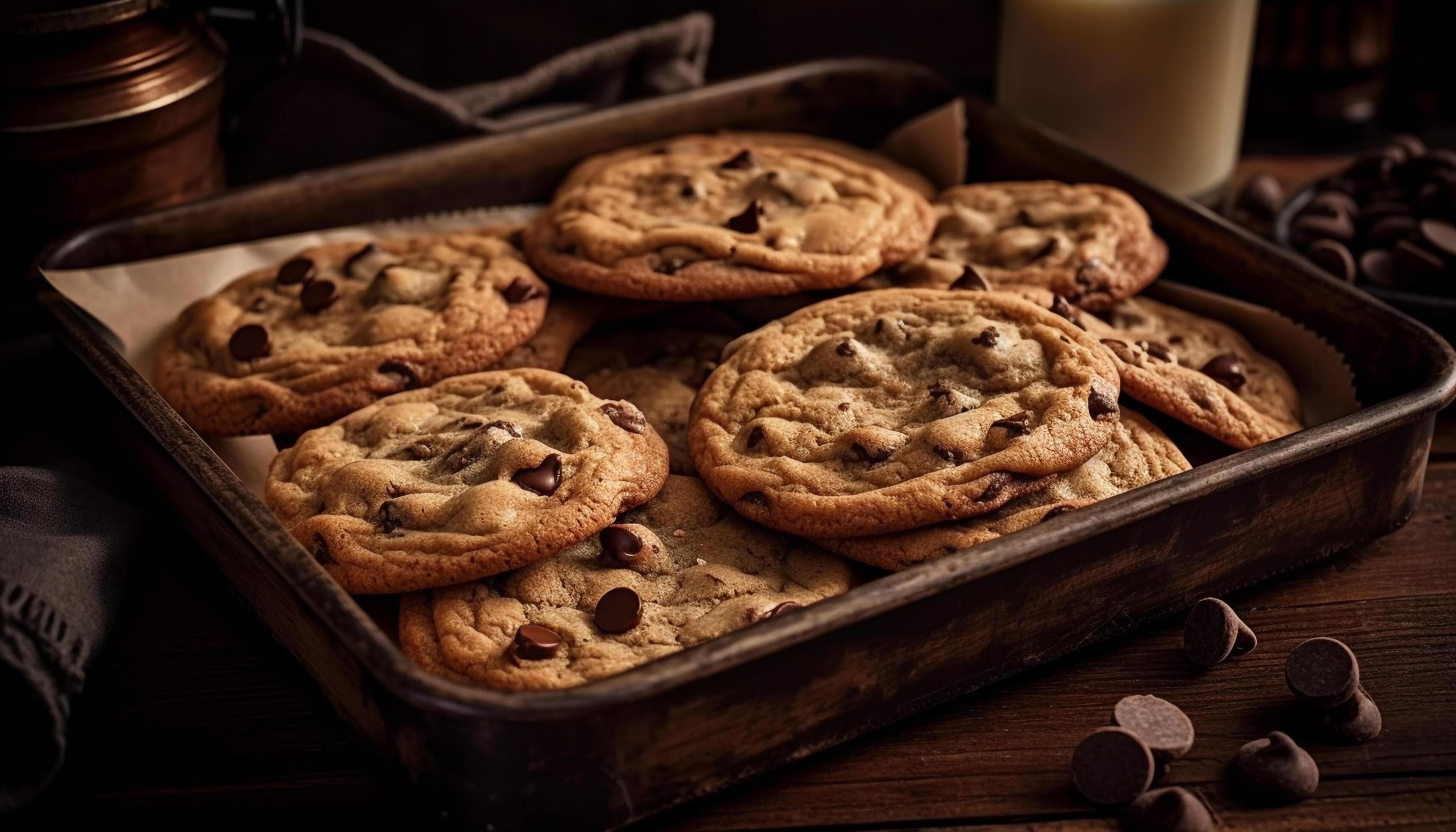 Rustic comfort food on wooden cutting board generated by AI Stock Free