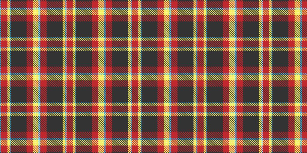 Bold colour tartan plaid seamless pattern Free Vector