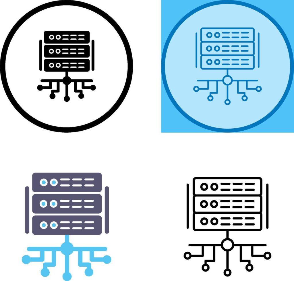 Server Icon Design Stock Free