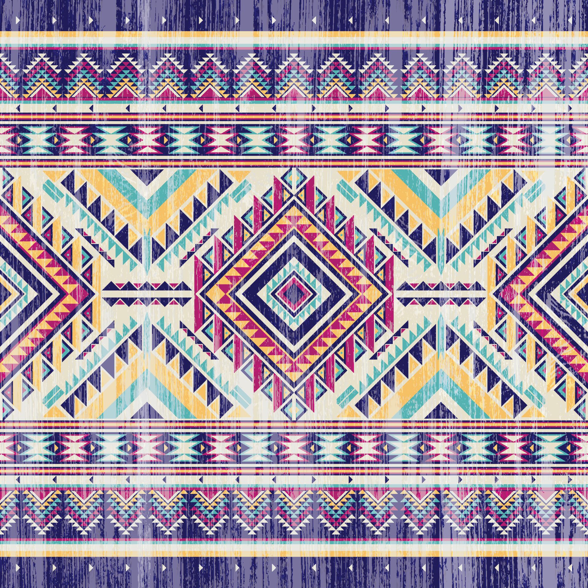 Native american indian ornament pattern geometric ethnic textile texture tribal aztec pattern navajo mexican fabric seamless Vector decoration fashion Free Vector