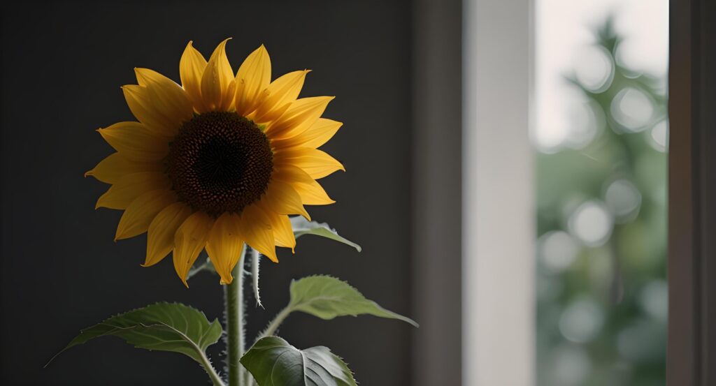 yellow Sun flower background Stock Free