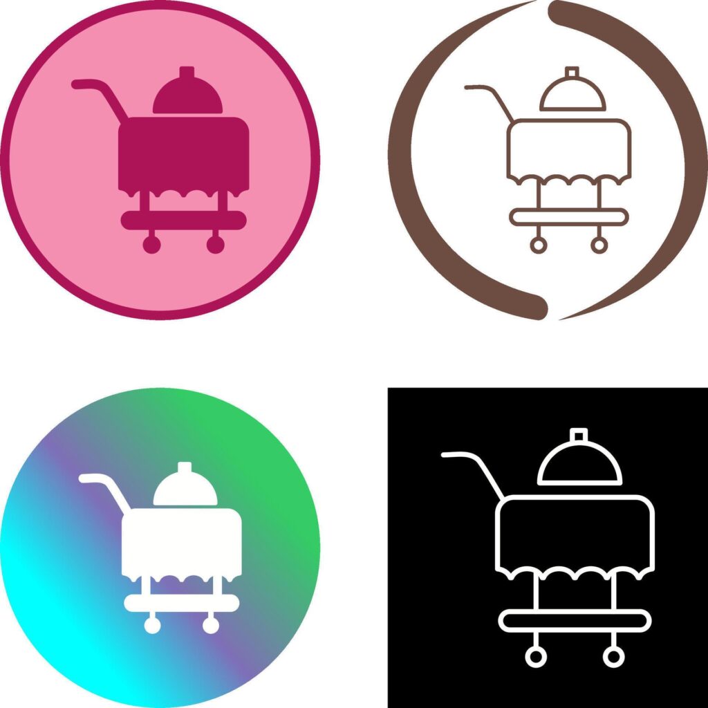 Room Service Icon Design Stock Free