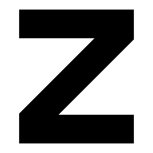 Letter, z, letter z icon