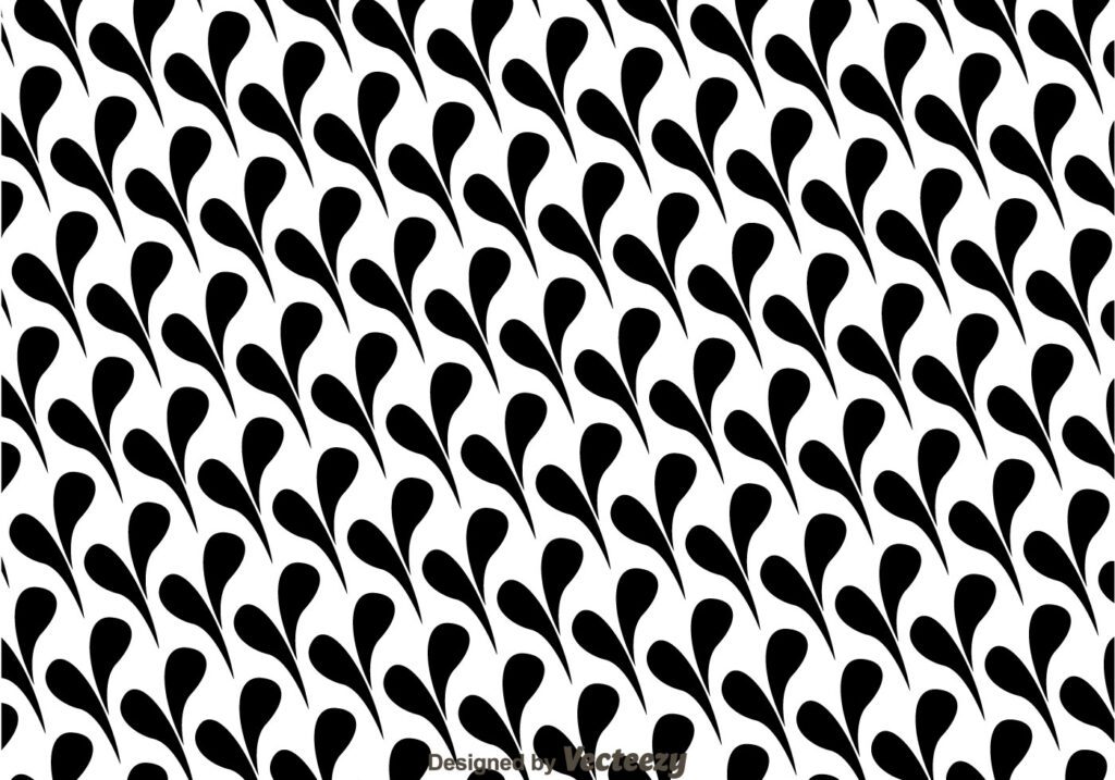 Black And White Seamless Pattern Free Vector and Free SVG