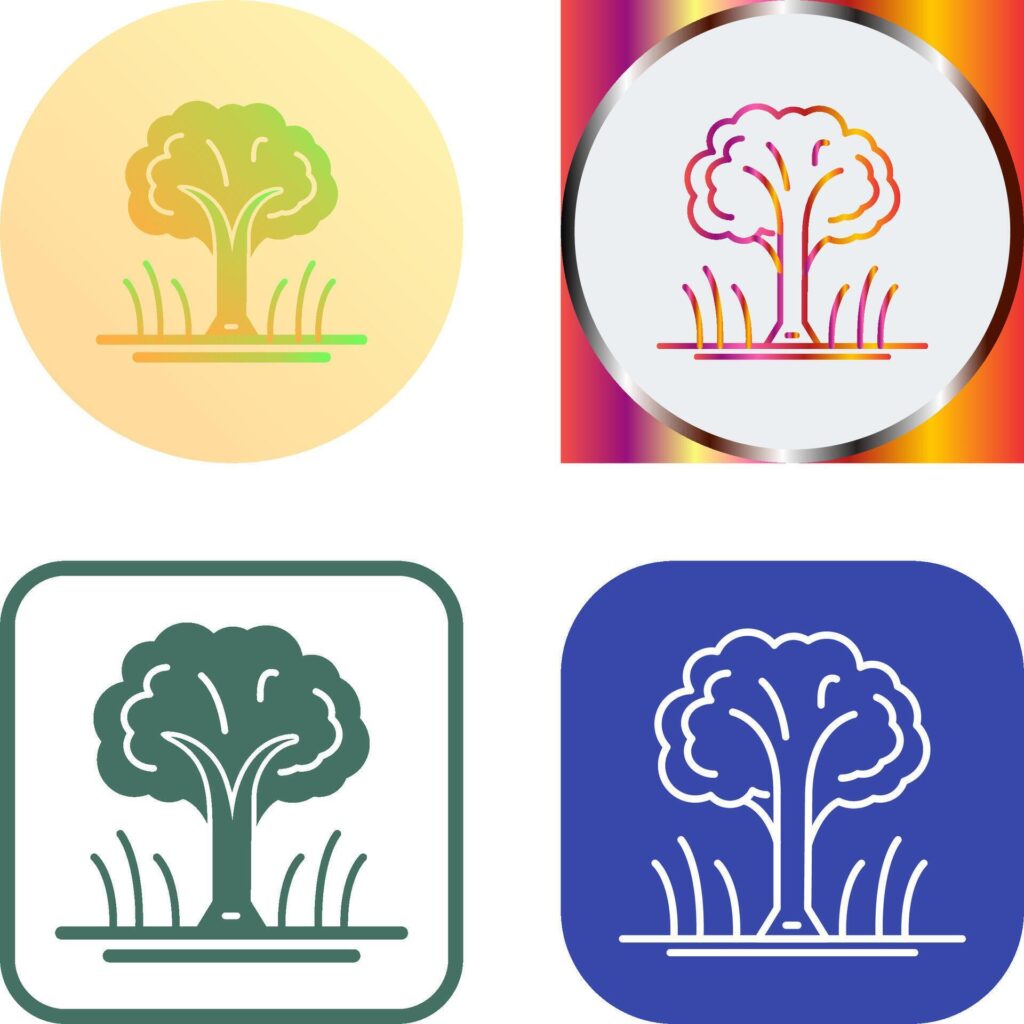 Tree Icon Design Stock Free