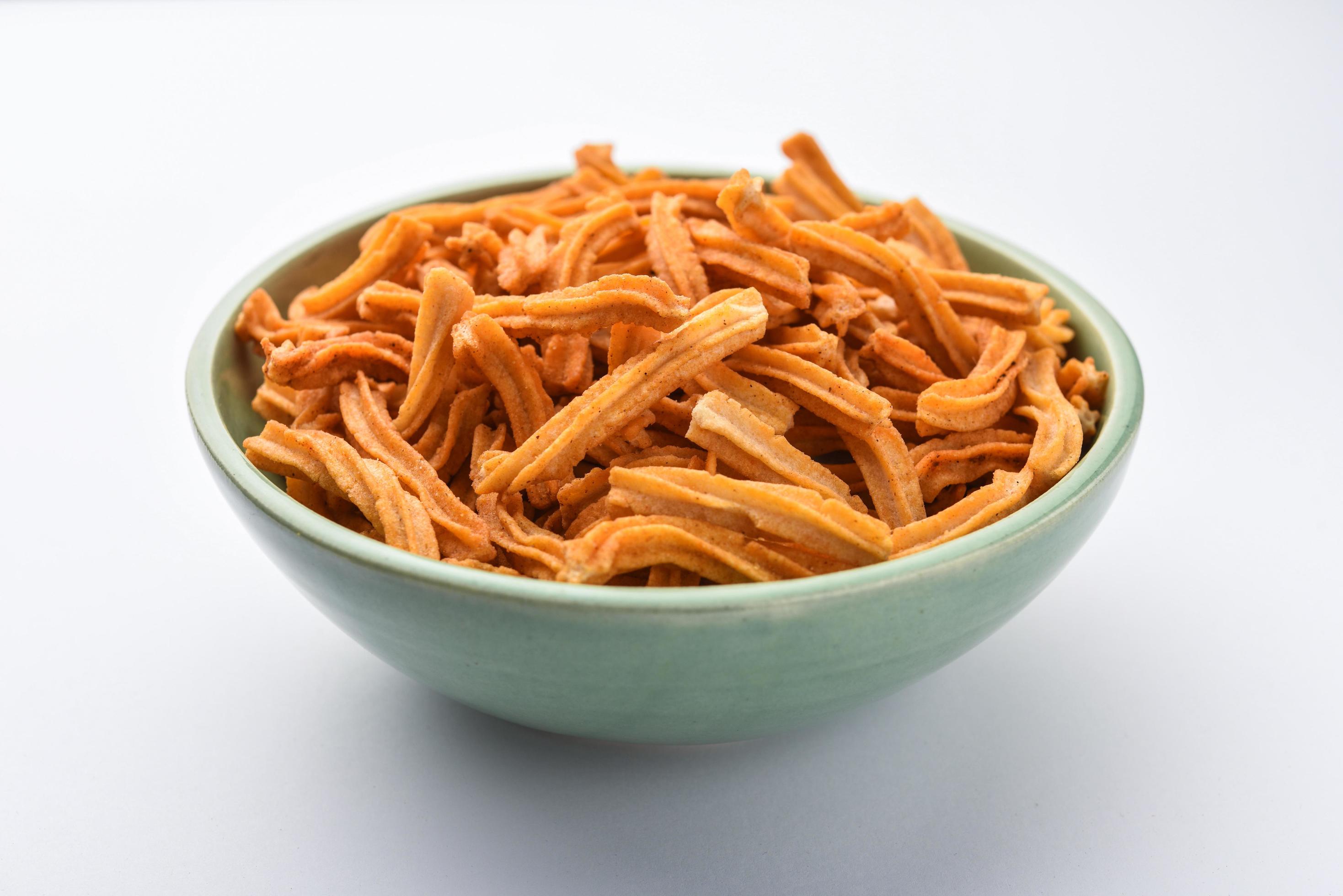 Salted Soya Sticks Indian namkeen food Stock Free