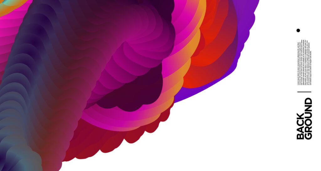 Vector colorful gradient abstract fluid background for banner template Free Vector and Free SVG