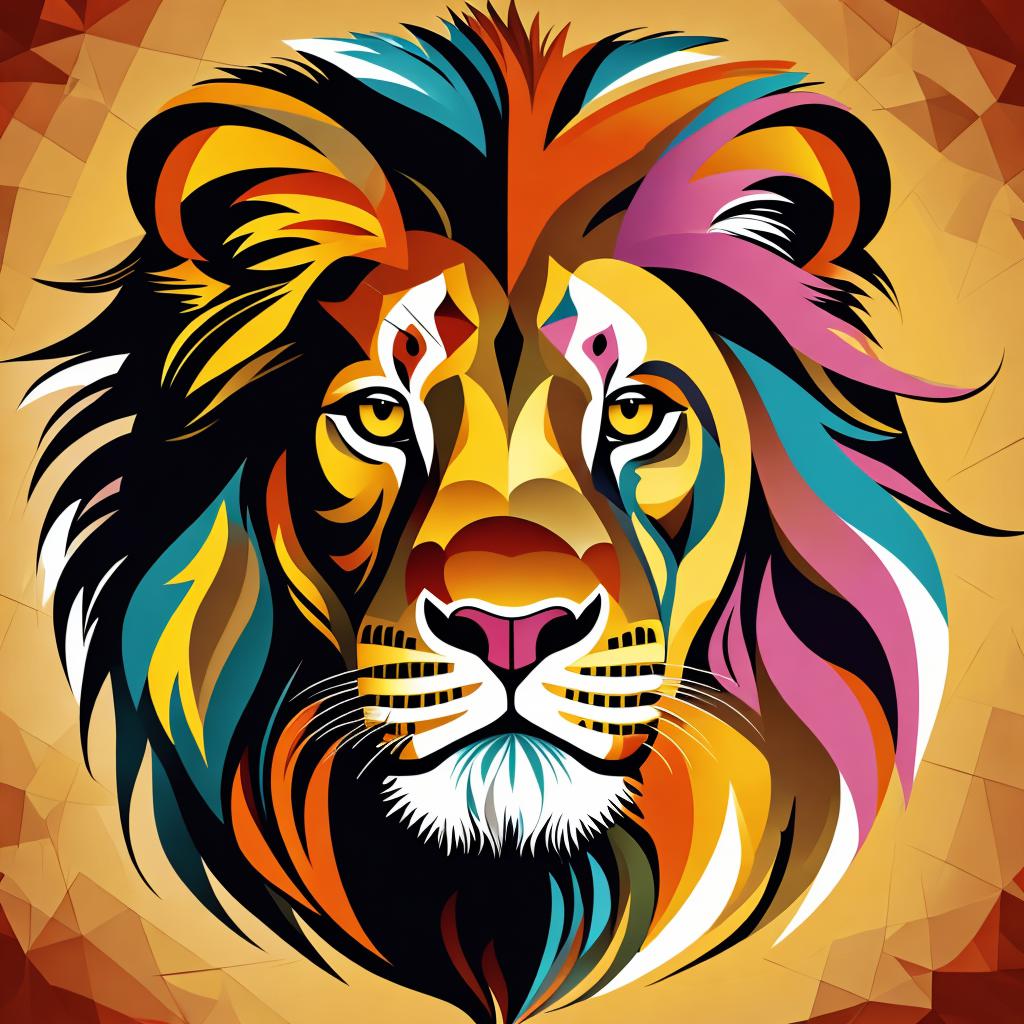 Create a big Lion by @ai_generated