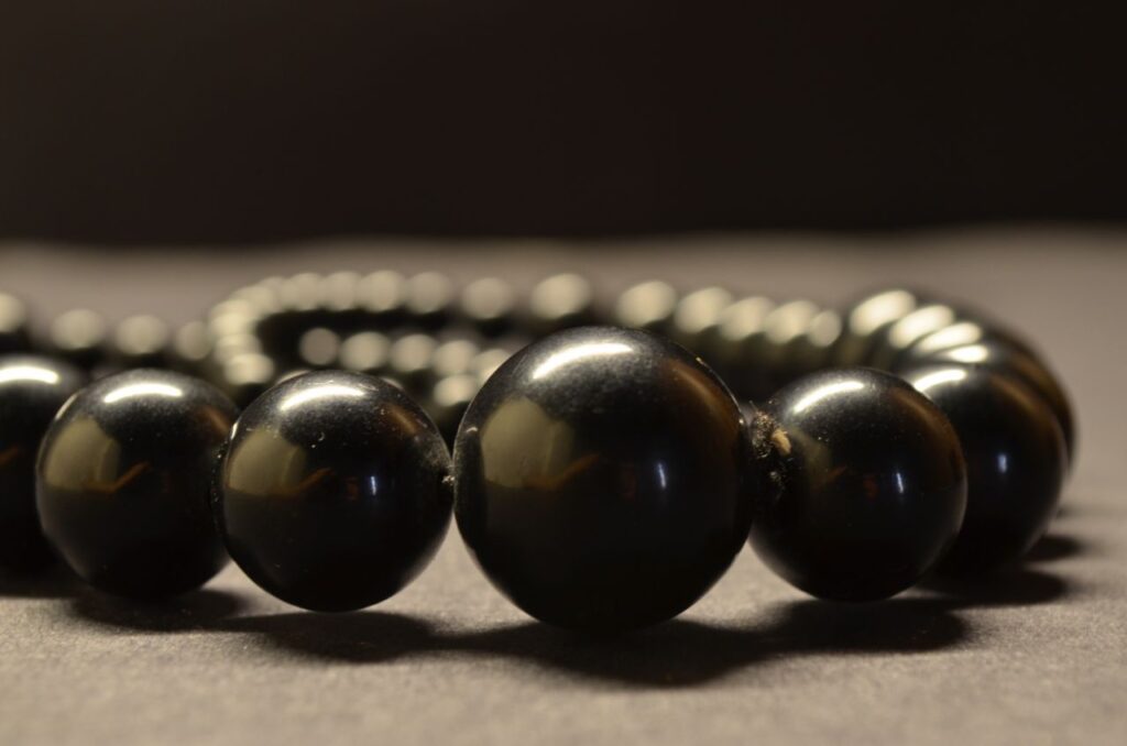 Bracelet Black Stones Stock Free