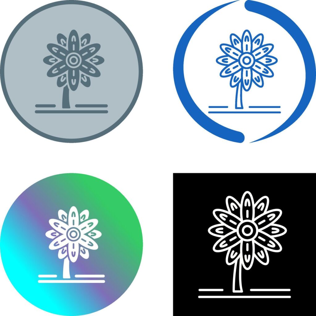 Daisy Icon Design Stock Free