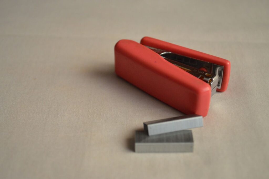 Red Stapler Stock Free