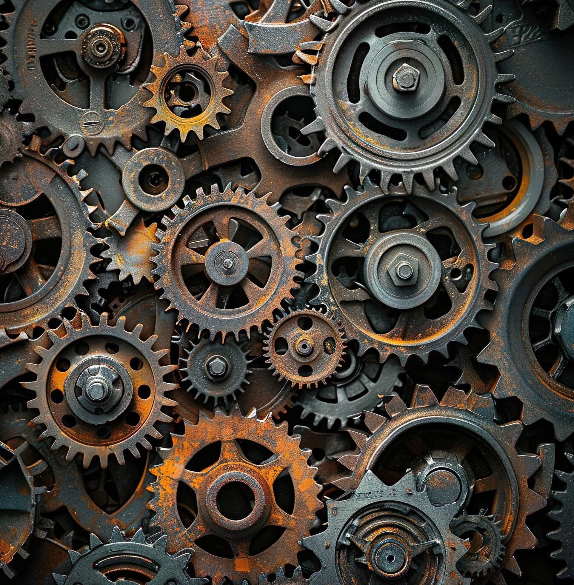 gears and cogs background illustration Stock Free