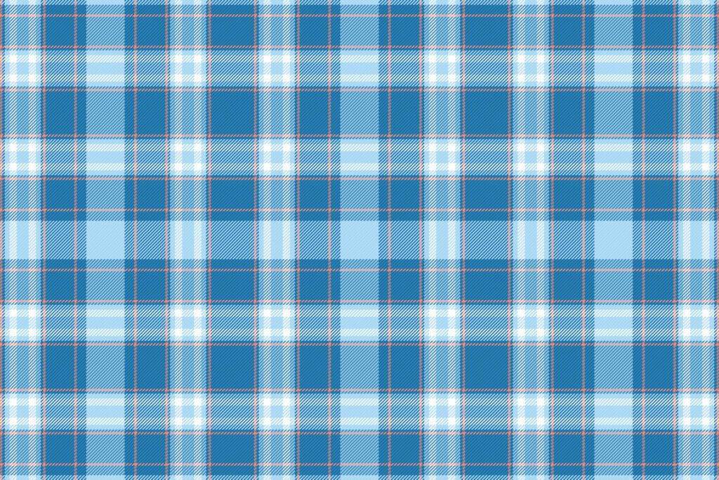 Tartan plaid pattern with texture and summer color. Free Vector