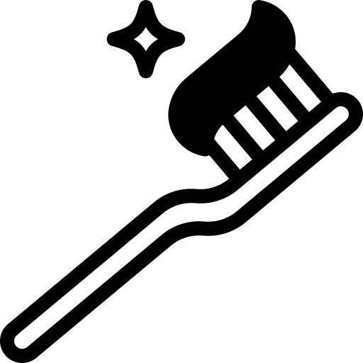 Toothpaste, dental, care icon