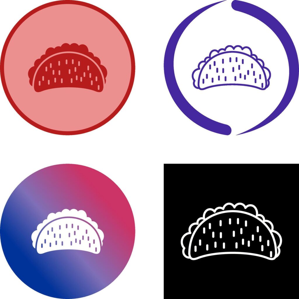 Tacos Icon Design Stock Free