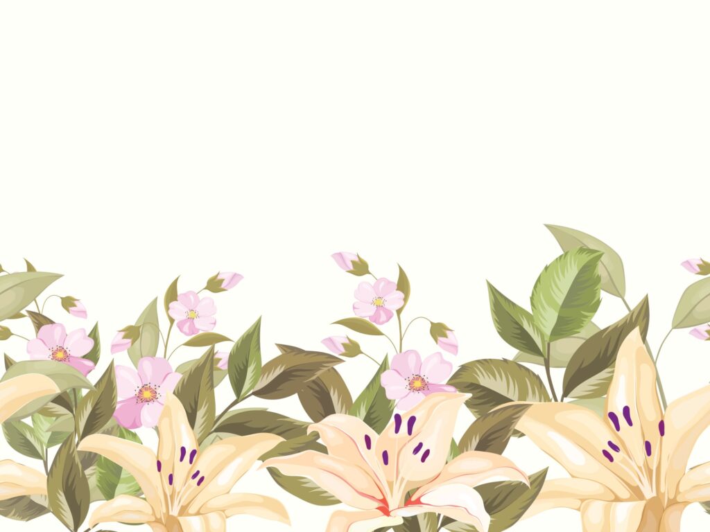 Floral Seamless Pattern Design, for Fashion and Background Free Vector