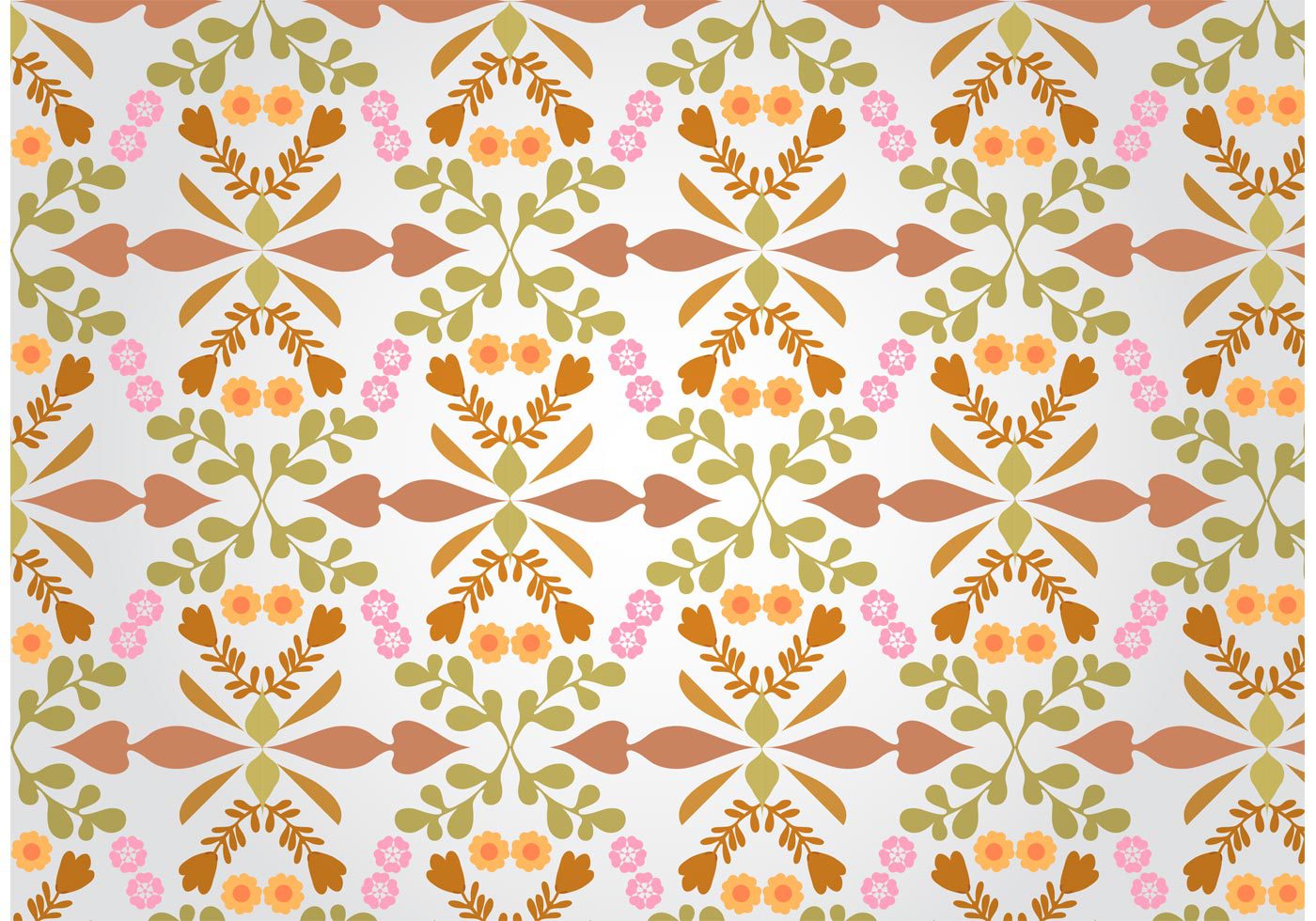 Seamless Floral Pattern Vector Free Vector and Free SVG