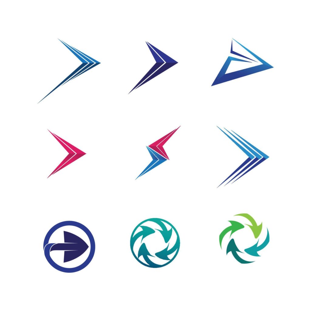 Arrow vector illustration icon Stock Free and Free SVG