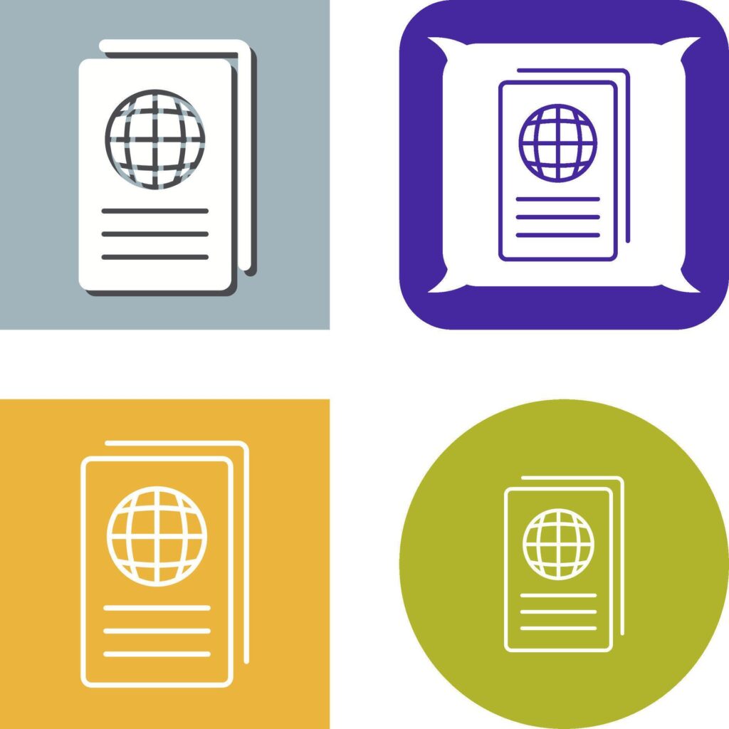 Global Report Icon Design Stock Free