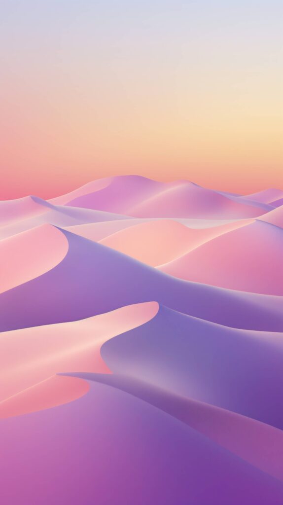 Gorgeous Colorful Desert Dunes Stock Free